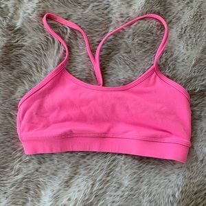 Lulu Lemon pink sports bra